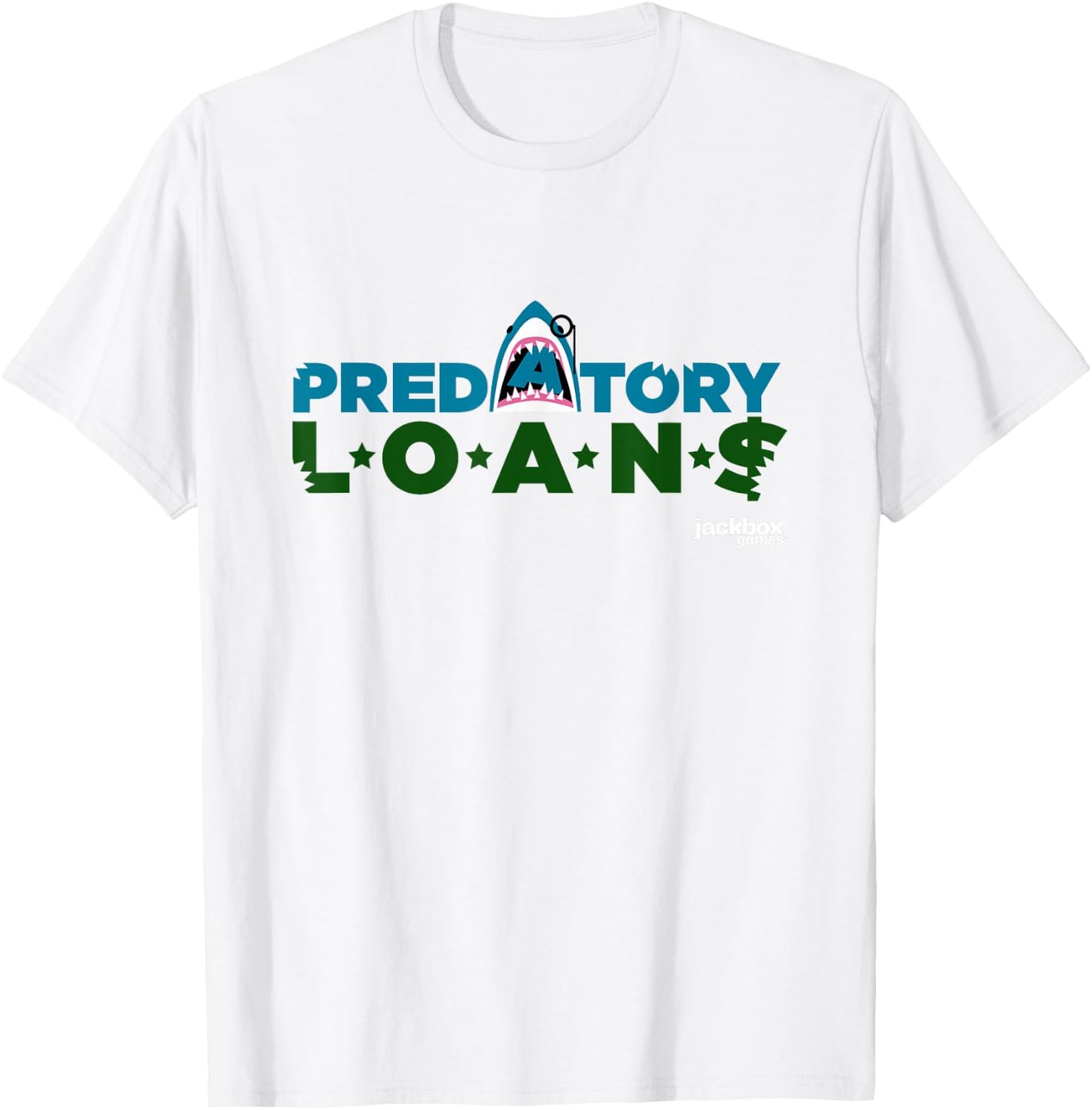 Bidiots Predatory Loans T-Shirt - T-Shirt | White