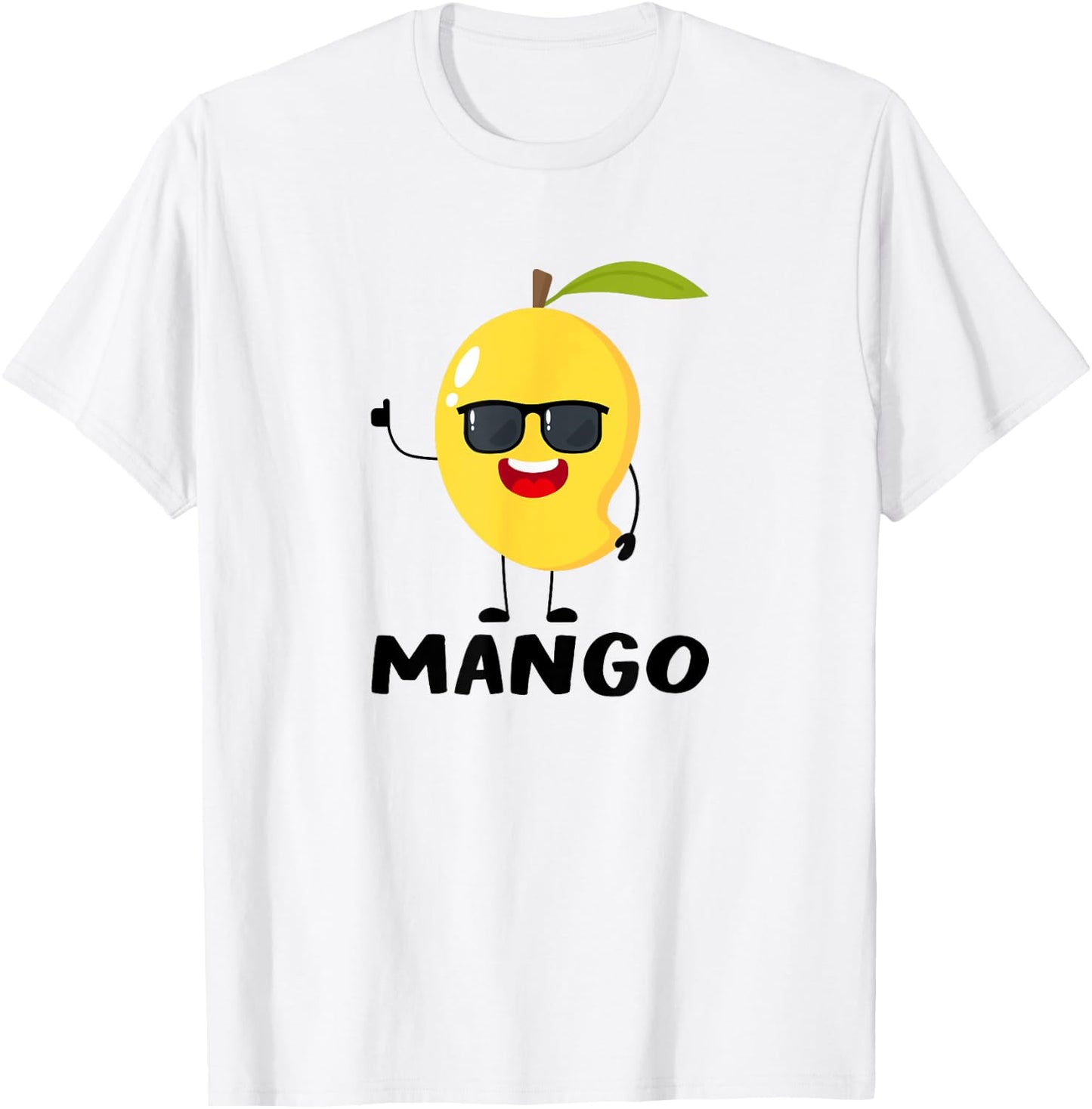 Kids Mango Shirt For Boys Or Girls | Cute Mango Gift T-Shirt - T-Shirt | White