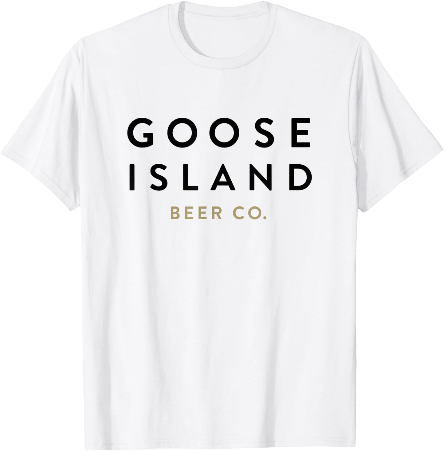Goose Island Stacked Logo T-Shirt - T-Shirt | White