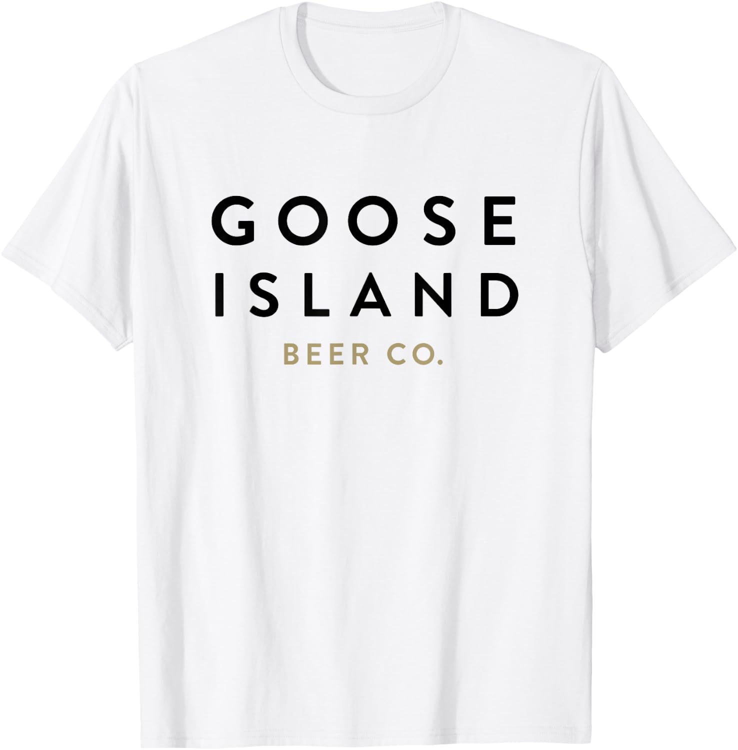 Goose Island Stacked Logo T-Shirt - T-Shirt | White