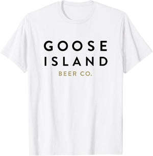 Goose Island Stacked Logo T-Shirt - T-Shirt | White