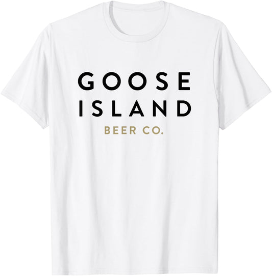 Goose Island Stacked Logo T-Shirt - T-Shirt | White