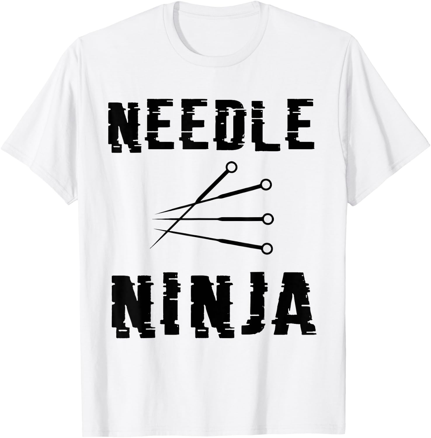 Needle Ninja Funny Acupuncture Acupuncturist Gift T-Shirt - T-Shirt | White