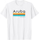 Vintage Aruba Retro Design T-Shirt - T-Shirt | White