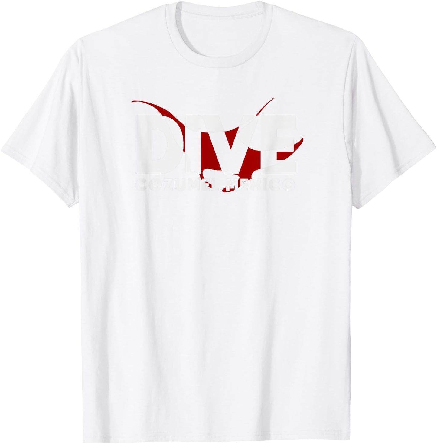 DIVE Cozumel Mexico SCUBA DIVING Diver Manta Ray T-Shirt - T-Shirt | White