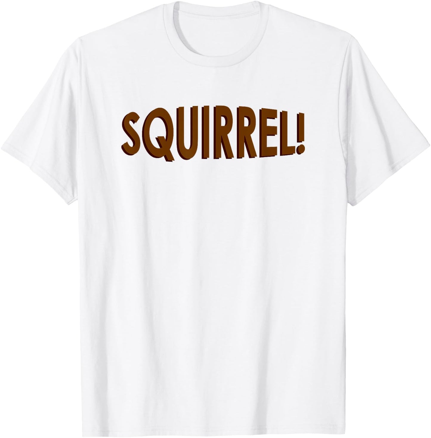 Squirrel! (with Back Design) Christmas Squirrel Aunt Bethany T-Shirt - T-Shirt | White