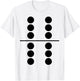 Domino 6 6 Family Matching Easy Group Halloween Costume T-Shirt - T-Shirt | White