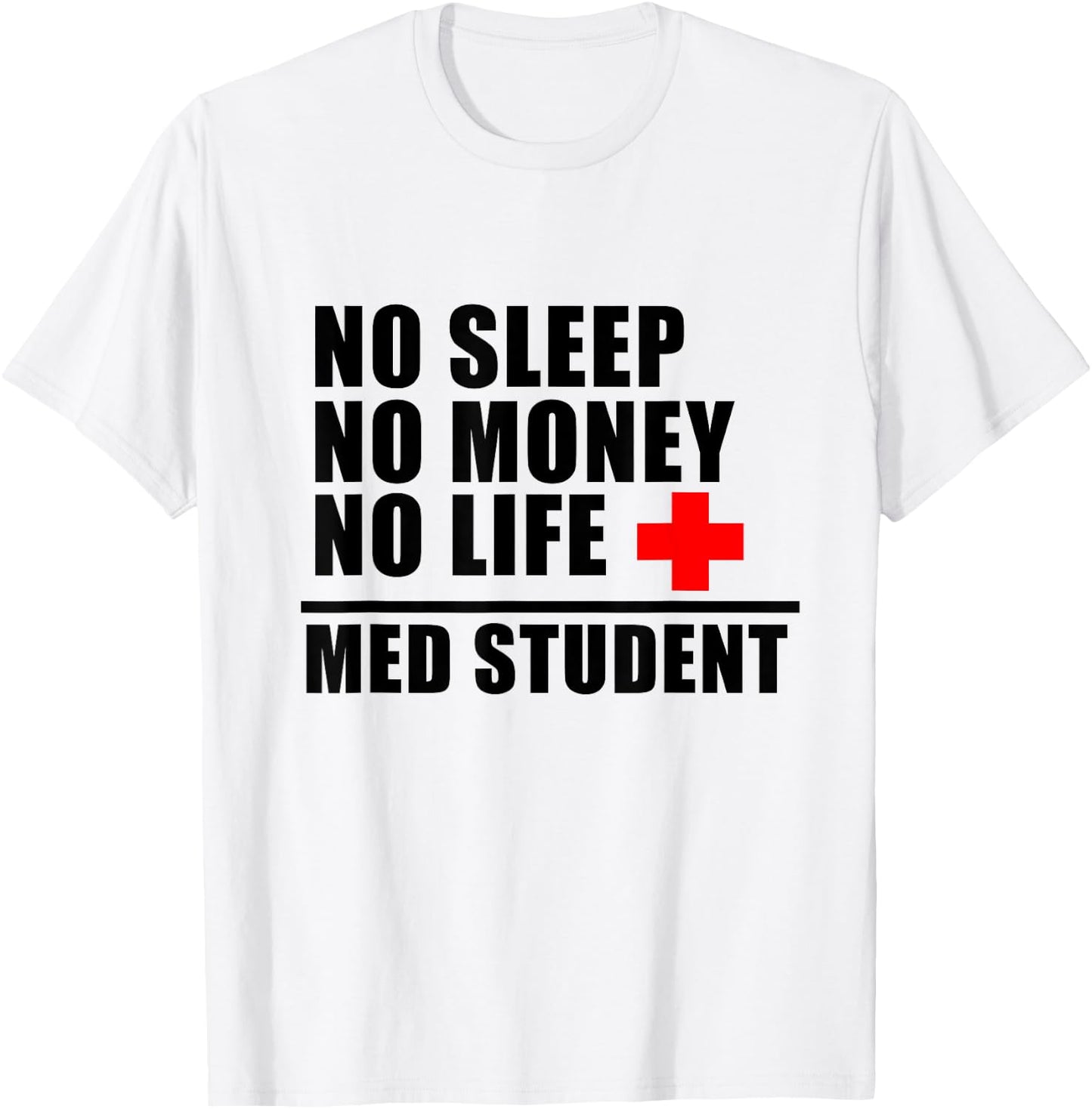 Funny Med School T Shirt:Trust Me Im Almost A Doctor T-Shirt - T-Shirt | White