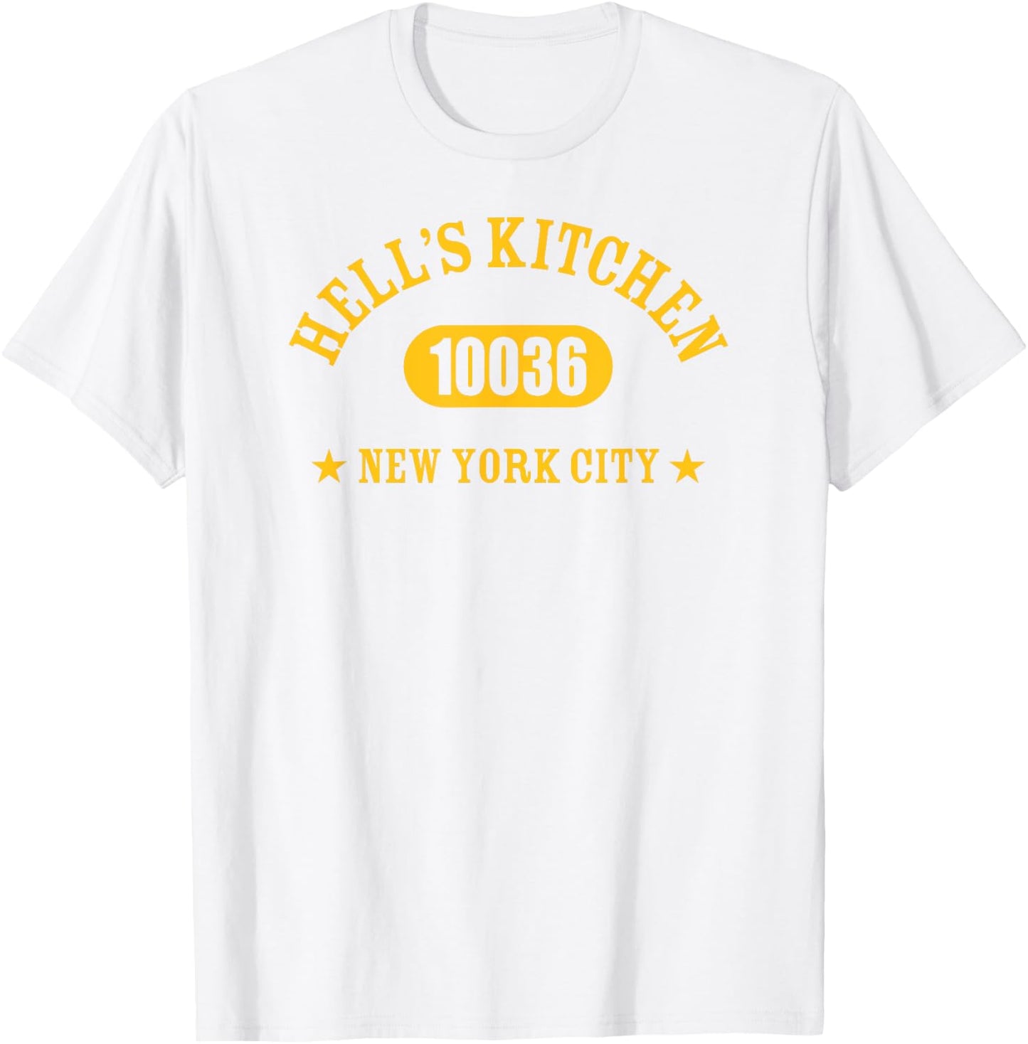 HELL’S KITCHEN 10036 NEW YORK CITY / NYC Athletic Design T-Shirt - T-Shirt | White