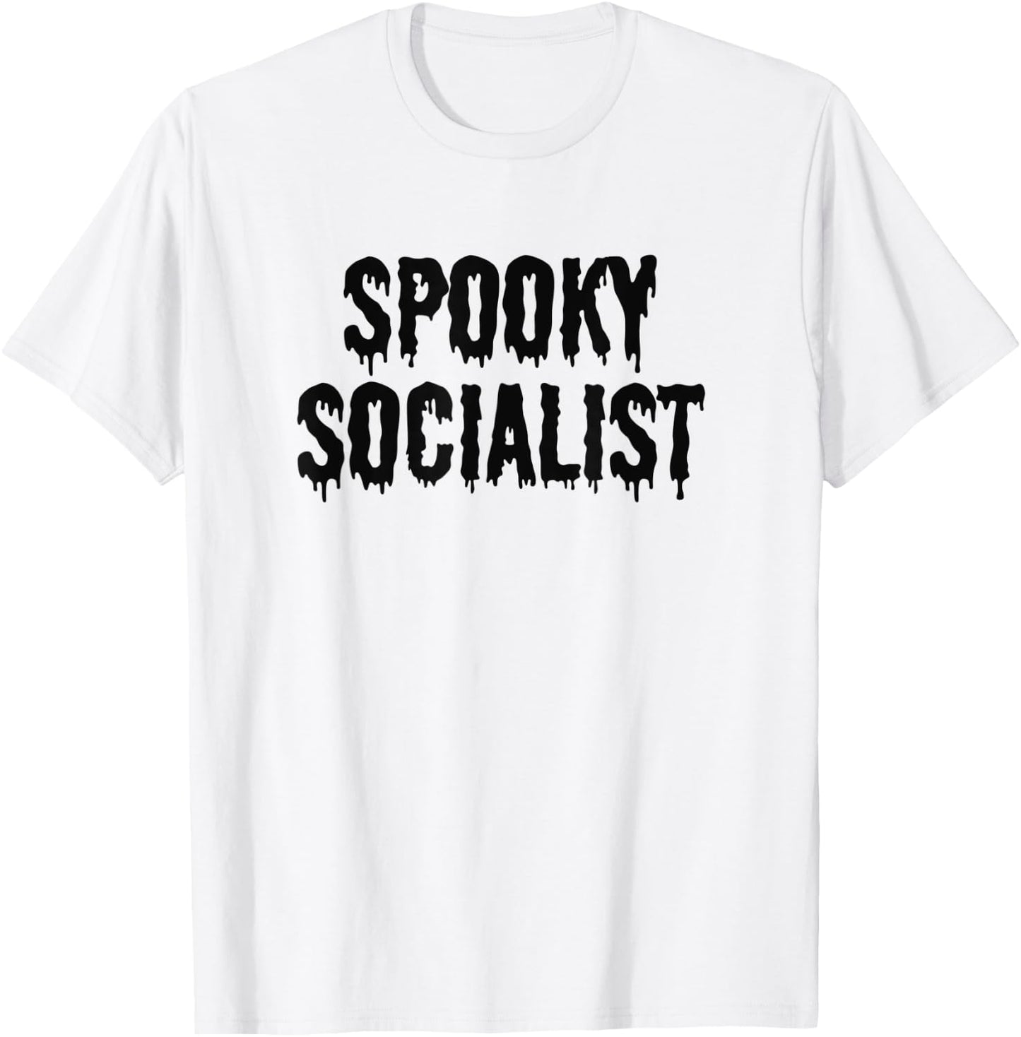 Halloween Spooky Socialist funny political costume T-Shirt - T-Shirt | White