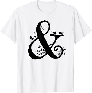 Ampersand Graphic Together Forever & Always Unity Symbol T-Shirt - T-Shirt | White