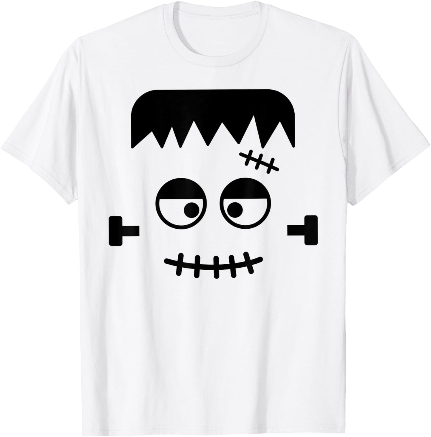 Family Costumes for Halloween | Cute Frankenstein Monster T-Shirt - T-Shirt | White
