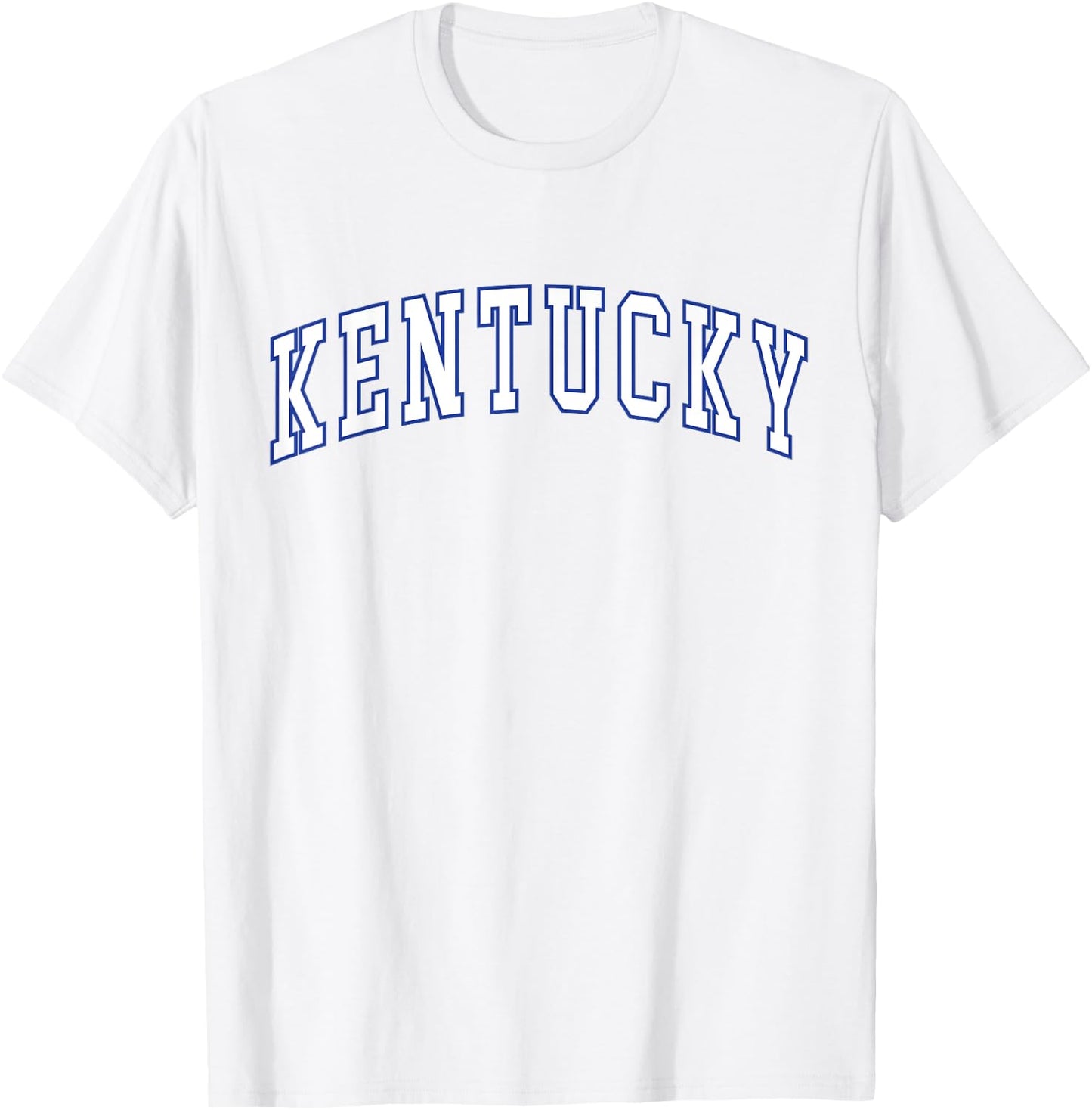 Retro Blue Kentucky Vintage Kentucky Throwback Classic T-Shirt - T-Shirt | White
