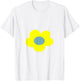 Grim Reaper Mandy Yellow Flower Pink T-Shirt - T-Shirt | White
