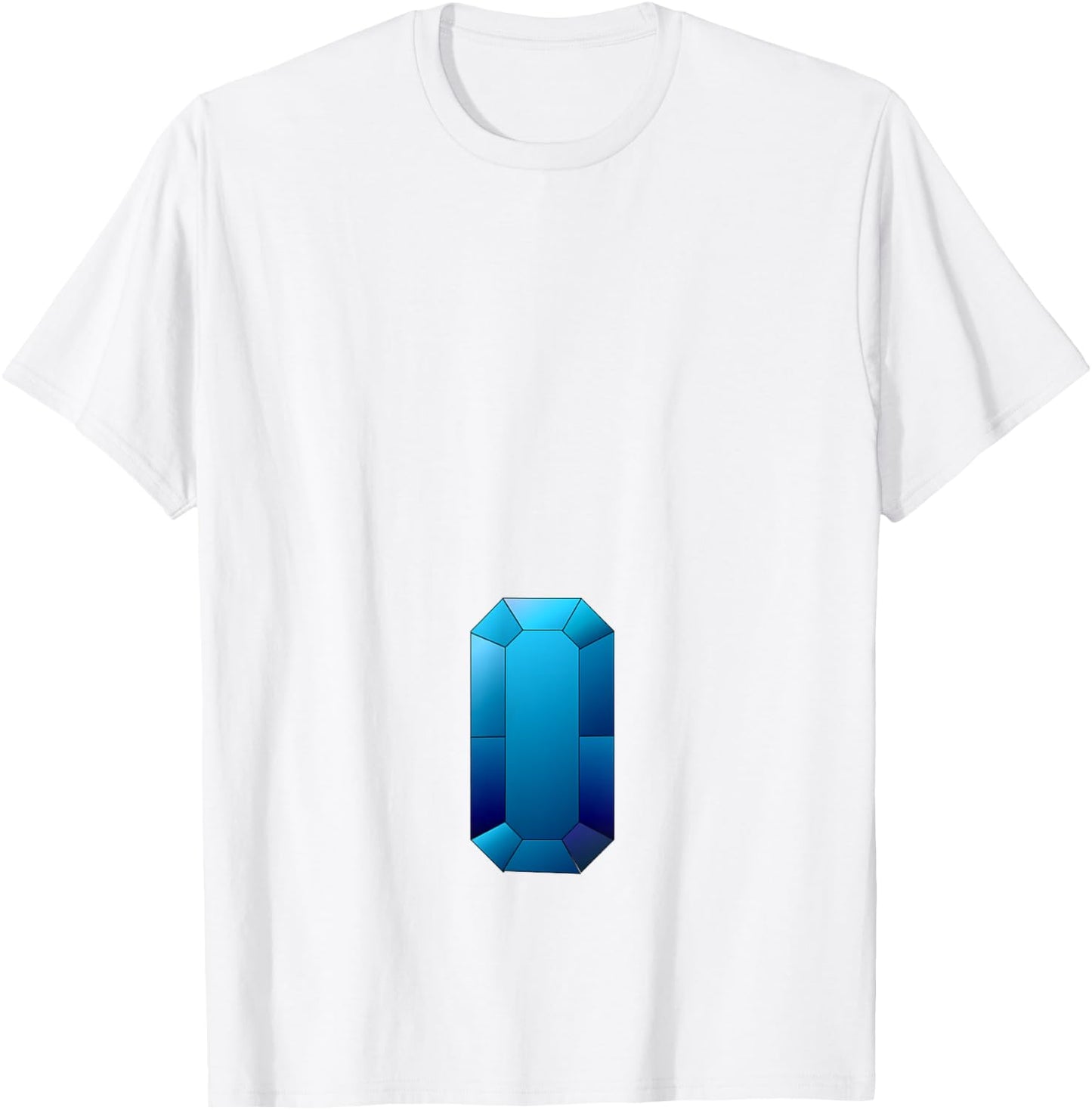Troll Costume - Gem Belly Button T-Shirt - T-Shirt | White