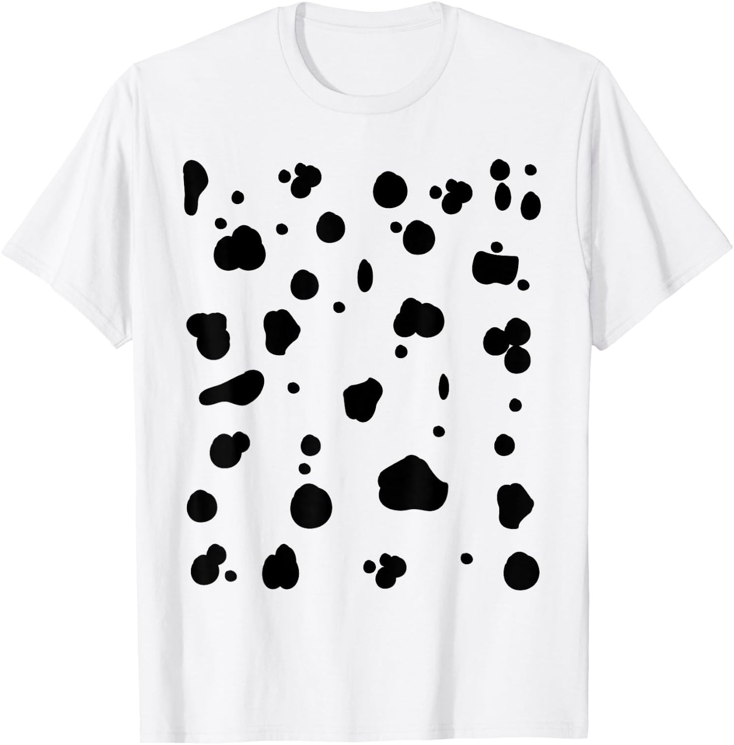 Dalmatian Dog Animal Halloween Costume Funny Gift Women Kids T-Shirt - T-Shirt | White