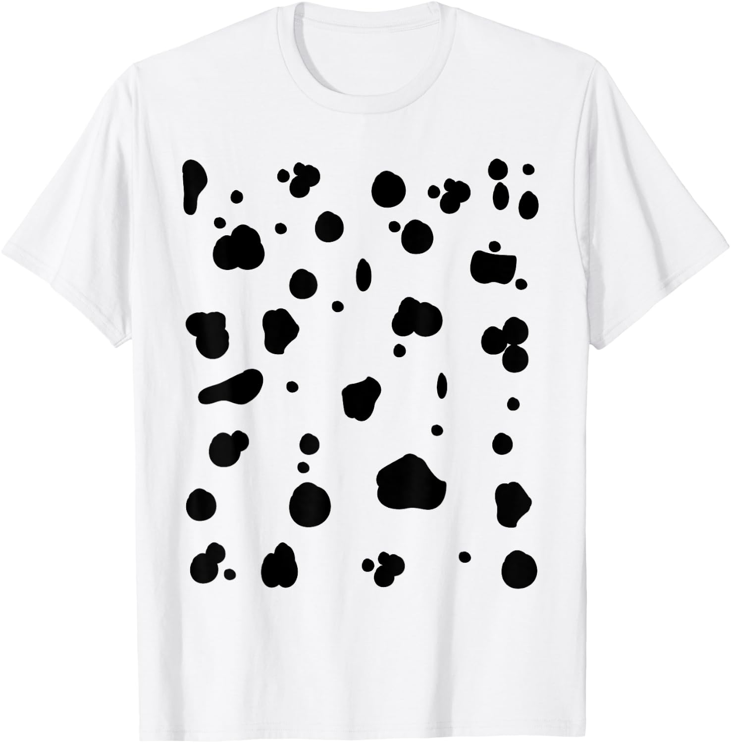 Dalmatian Dog Animal Halloween Costume Funny Gift Women Kids T-Shirt - T-Shirt | White