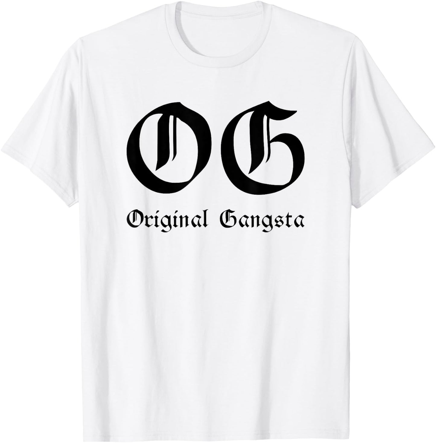 OG Original Gangsta O G T-Shirt - T-Shirt | White