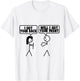 I Got Your Back - Front Stick Figure Stick Man Printed Funny T-Shirt - T-Shirt | White
