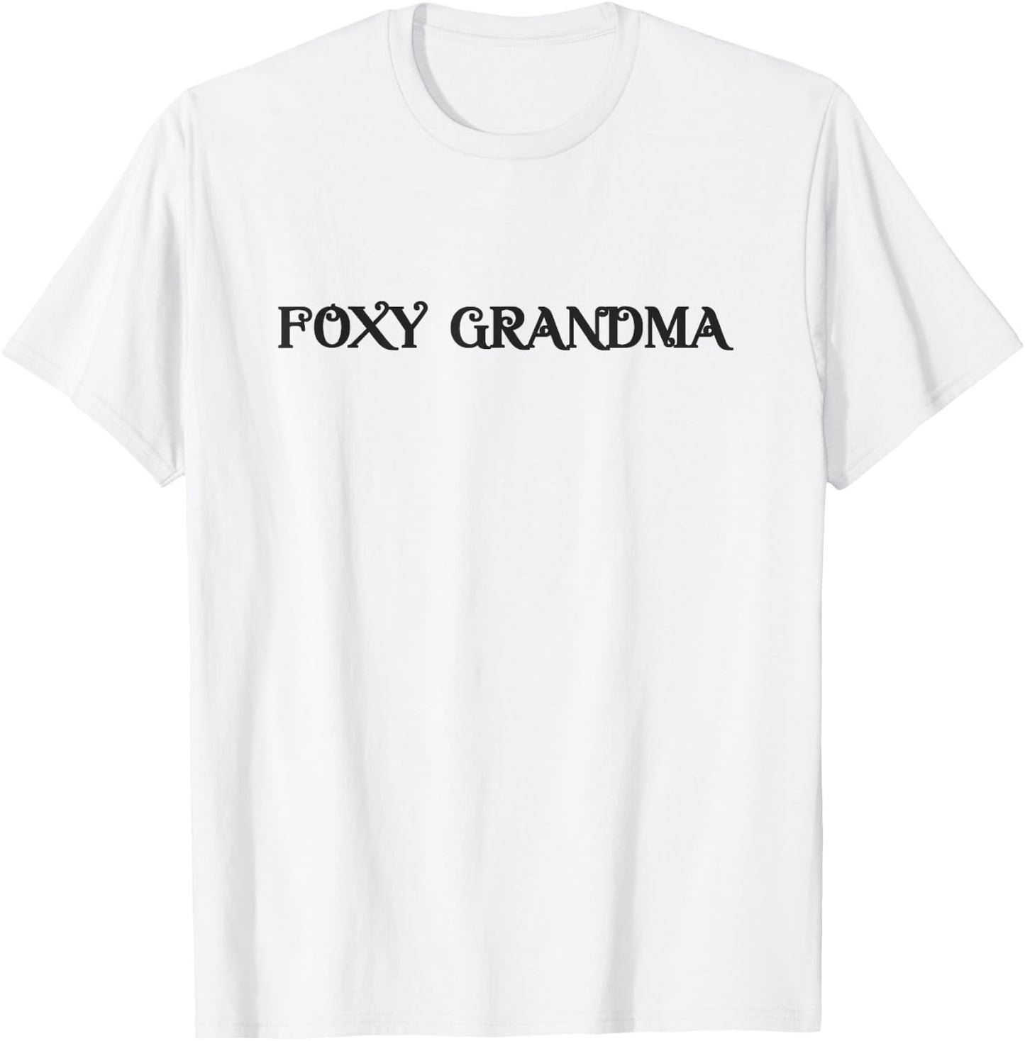 Foxy Grandma 90s Throwback T-Shirt - T-Shirt | White