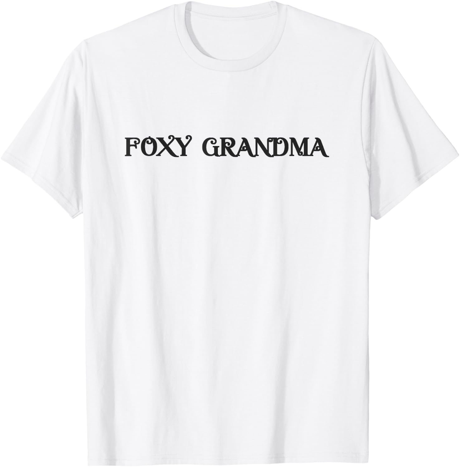 Foxy Grandma 90s Throwback T-Shirt - T-Shirt | White