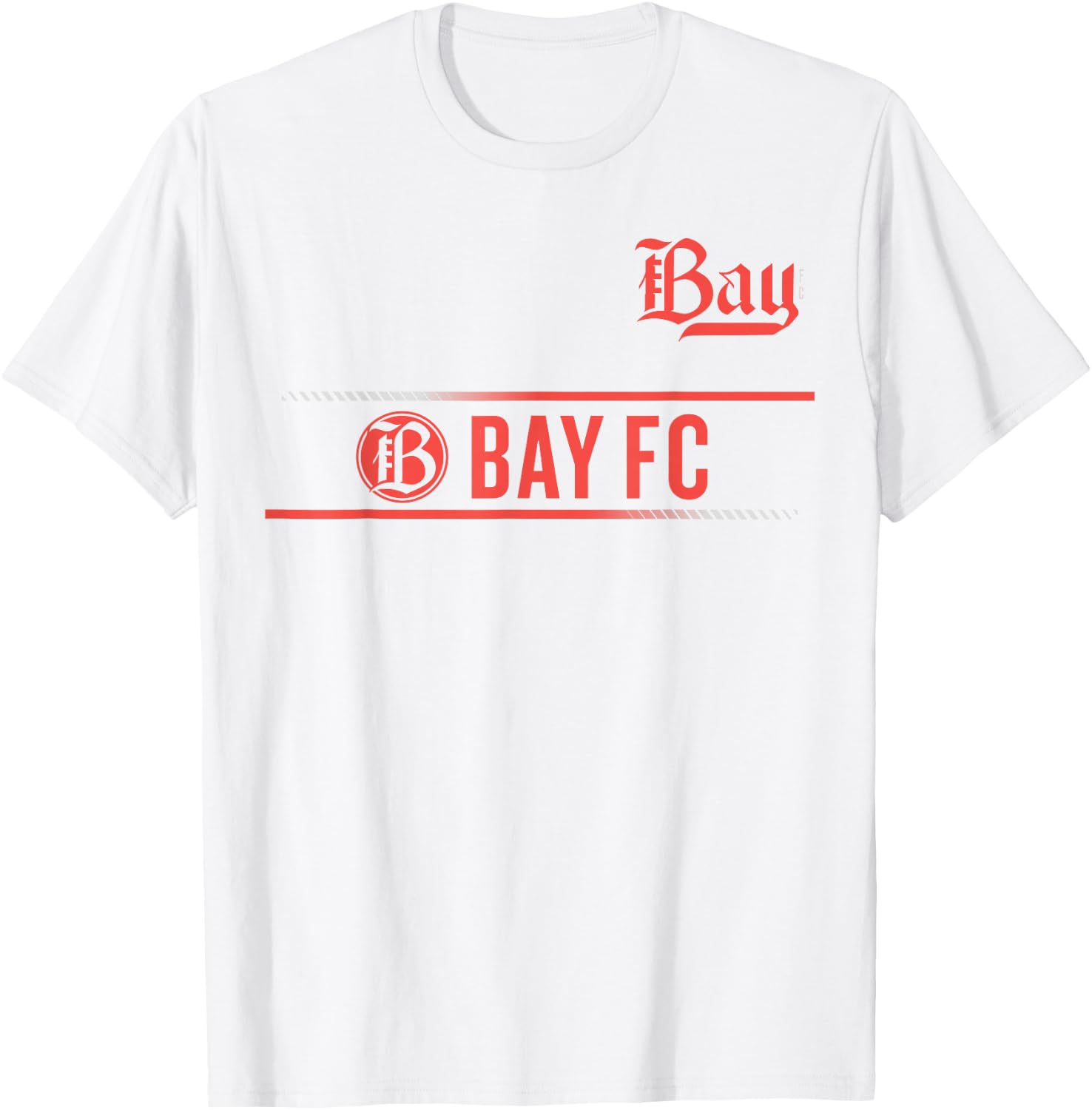 Officially Licensed Bay FC NWSL Soccer Apparel T-Shirt - T-Shirt | White