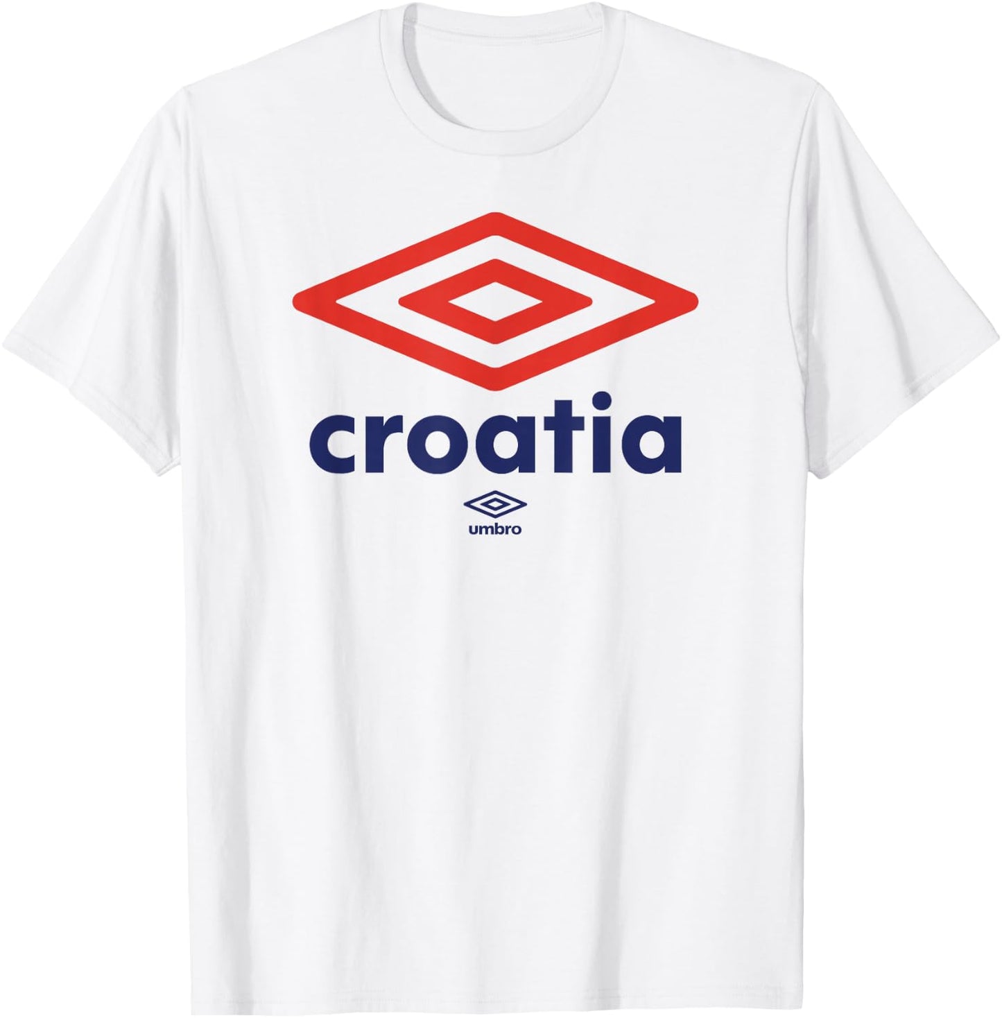 Umbro International Soccer Diamond Croatia Logo T-Shirt - T-Shirt | White