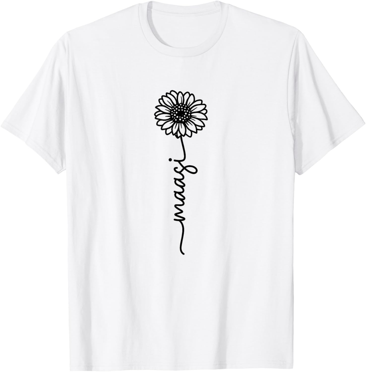 Maasi Flower T-Shirt - T-Shirt | White