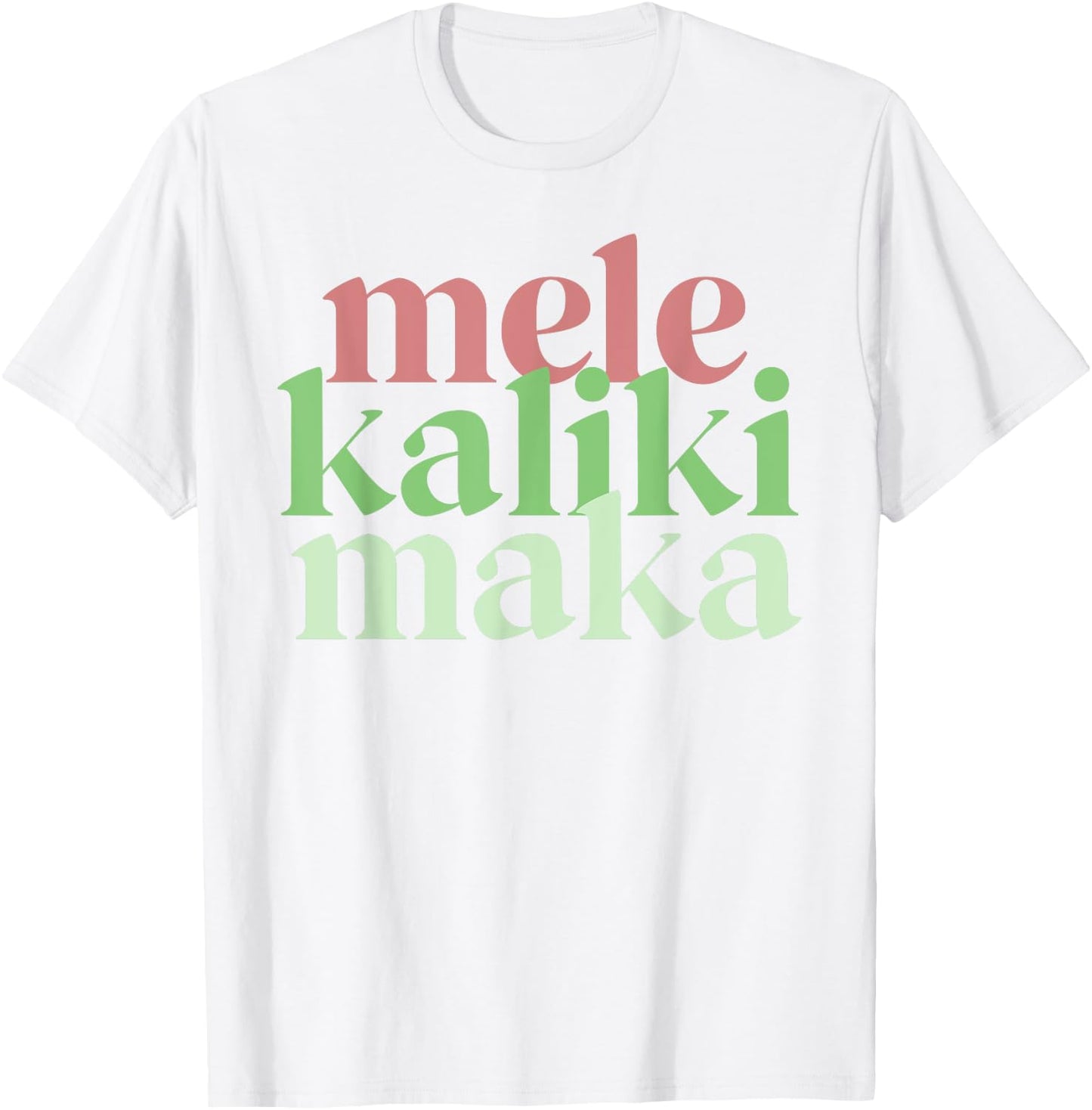 Mele Kalikimaka Retro Christmas Modern Hawaiian Women T-Shirt - T-Shirt | White