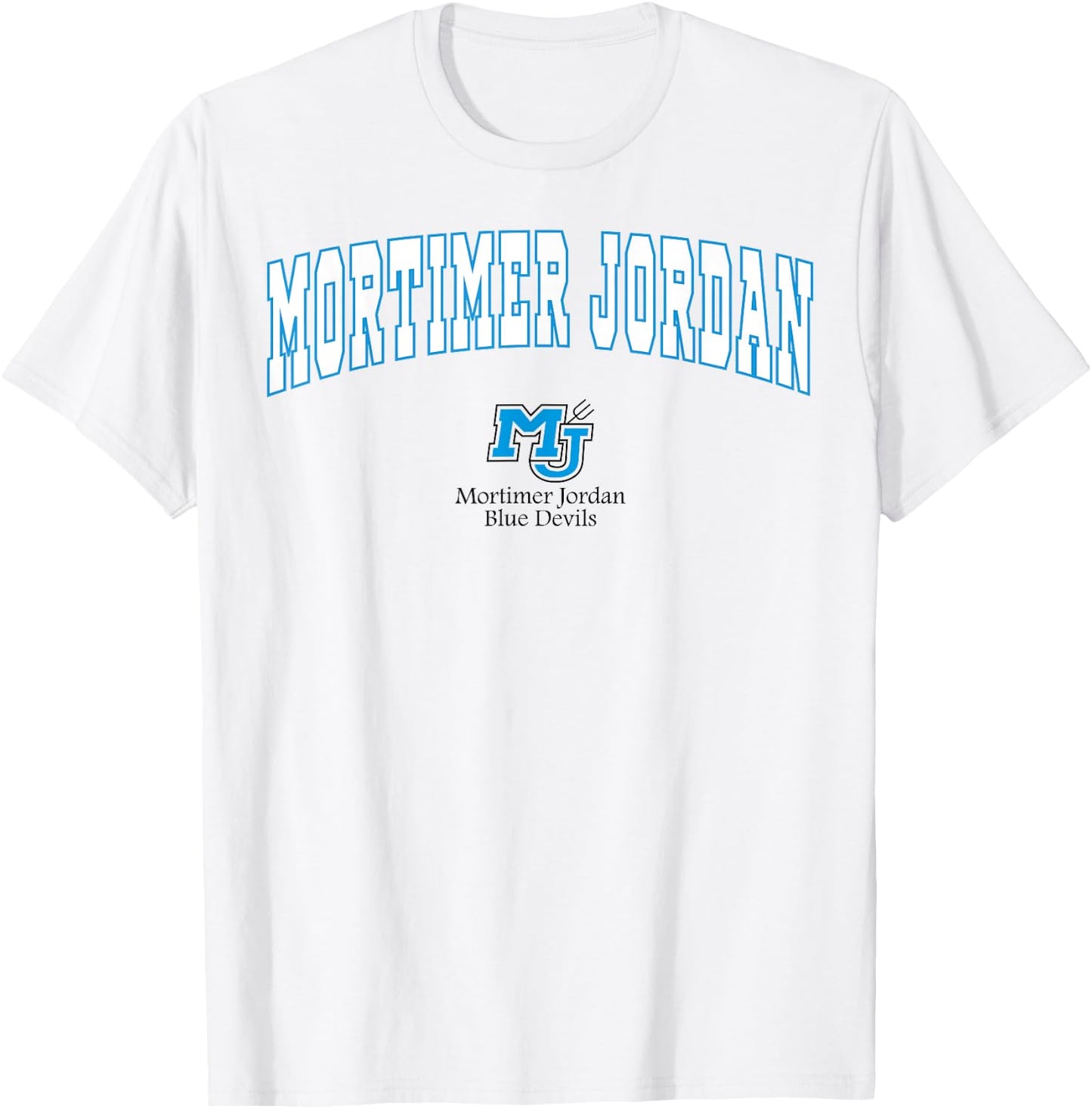 Mortimer Jordan High School Blue Devils C2 T-Shirt - T-Shirt | White