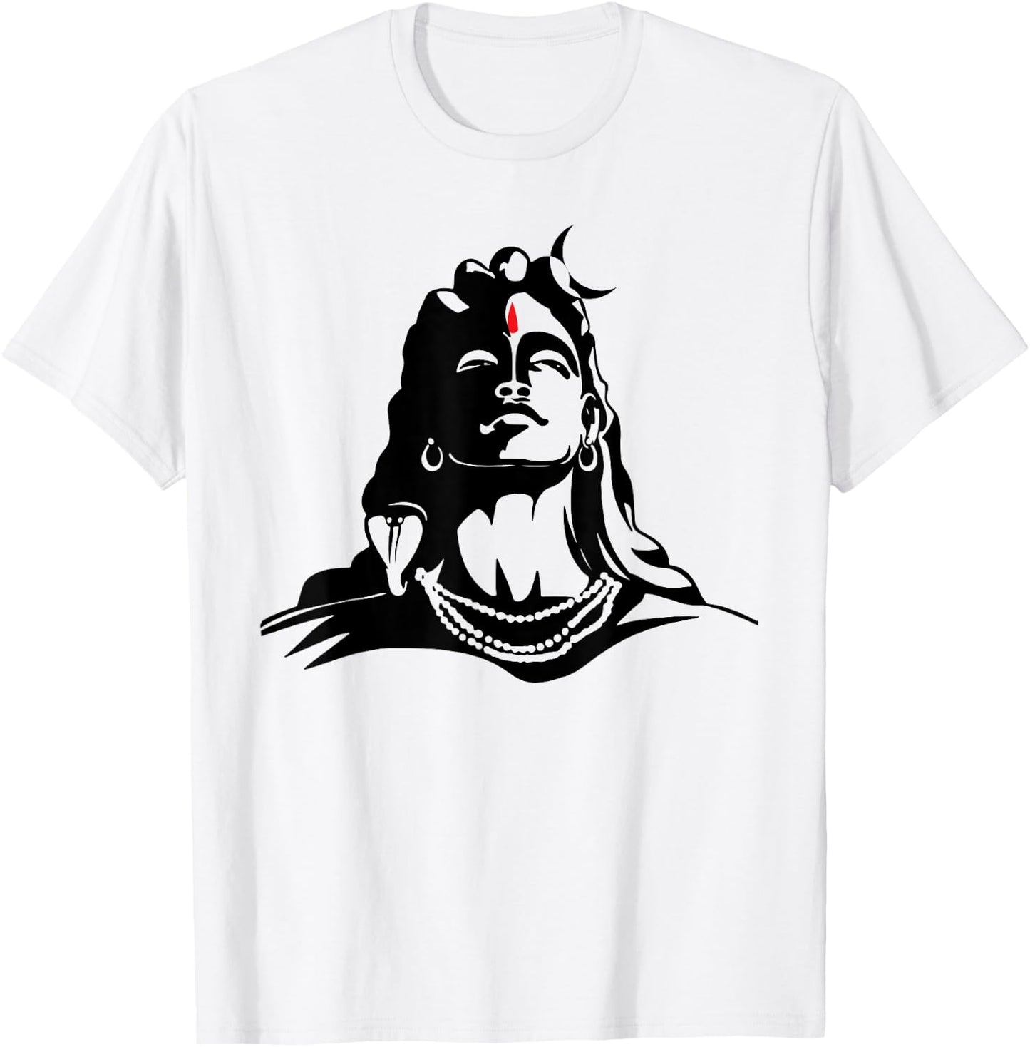 Adiyogi Mahadev Om Namah Shivaya Hindu T-Shirt - T-Shirt | White