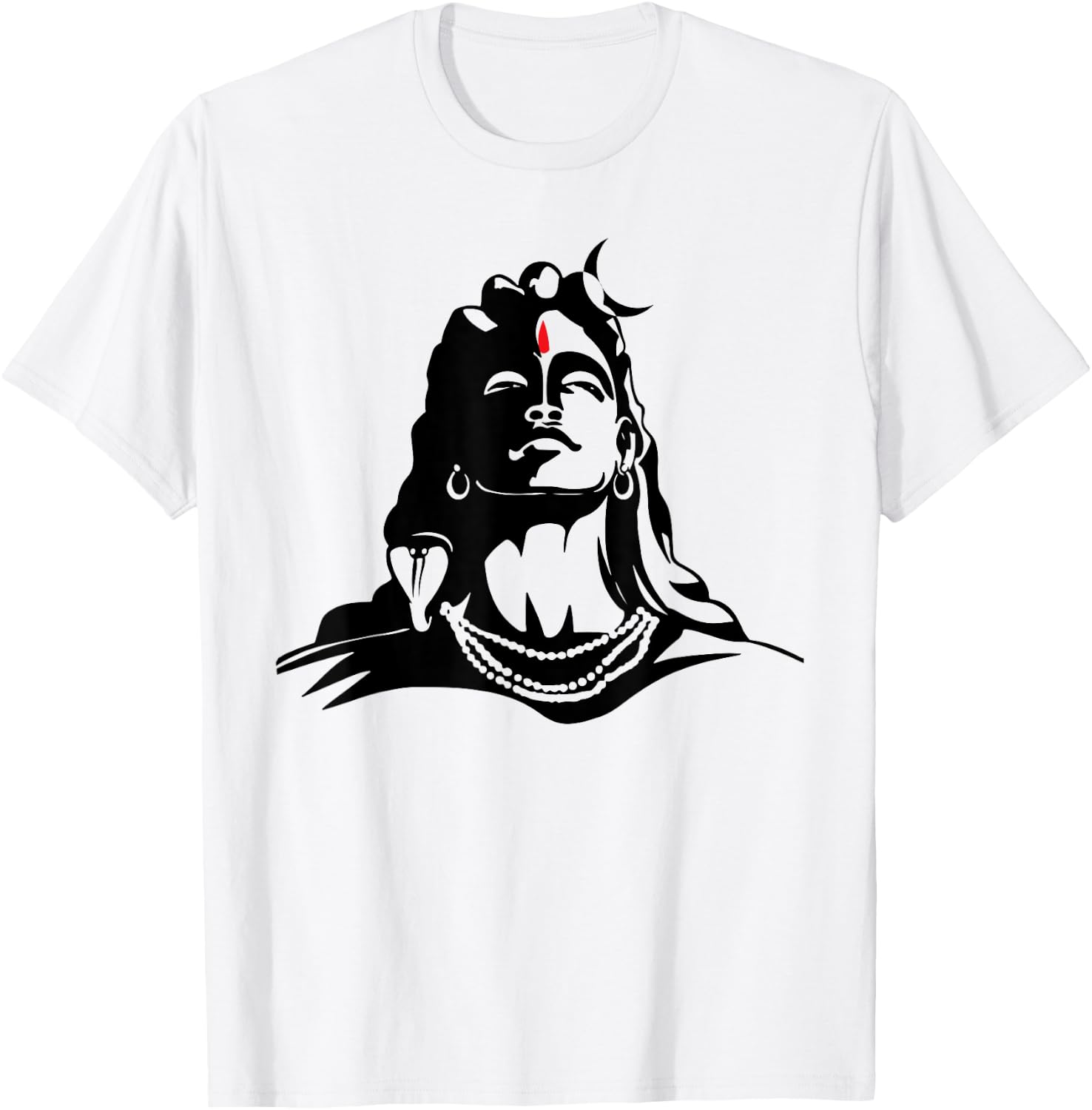 Adiyogi Mahadev Om Namah Shivaya Hindu T-Shirt - T-Shirt | White
