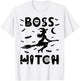 Boss Witch - Funny Halloween T-Shirt - T-Shirt | White