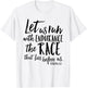 Let Us Run With Endurance The Race Christian Verse Shirt T-Shirt - T-Shirt | White