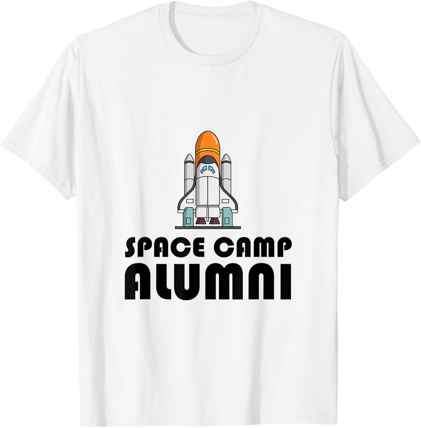 Space Camp Alumni Funny Nerd T-Shirt - T-Shirt | White
