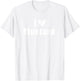 I love mustard bottle summer barbeque funny halloween shirt T-Shirt - T-Shirt | White