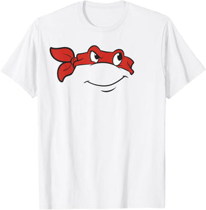 Teenage Mutant Ninja Turtles Raphael Big Face Costume T-Shirt - T-Shirt | White