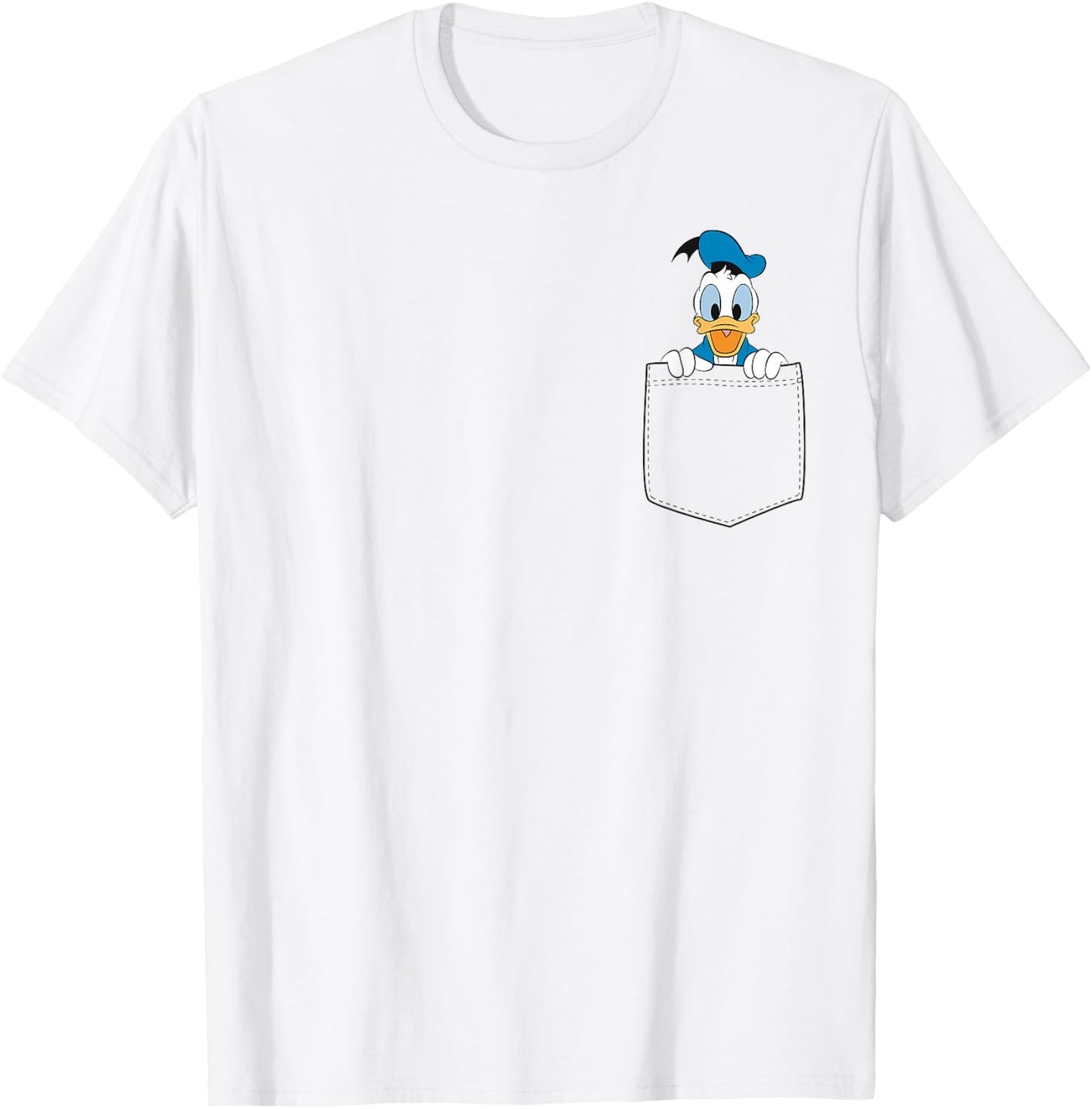Pluto - Pocket T-Shirt - T-Shirt | White