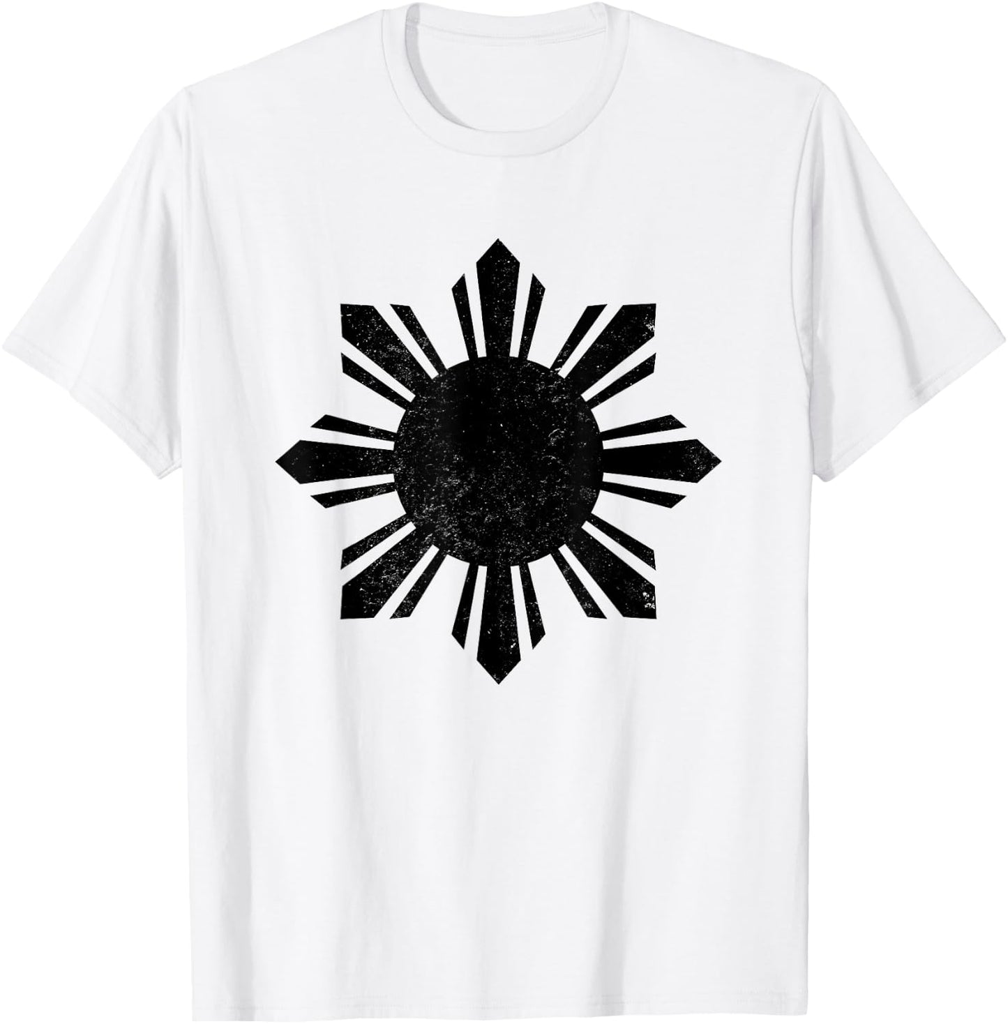 Philippines T Shirt Filipino Vintage Sun Pinoy Pinay T-Shirt - T-Shirt | White