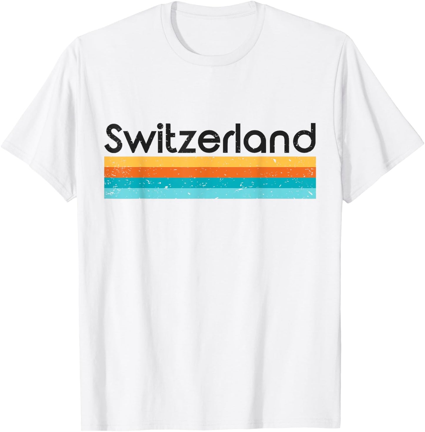 Vintage Switzerland Retro Design T-Shirt - T-Shirt | White