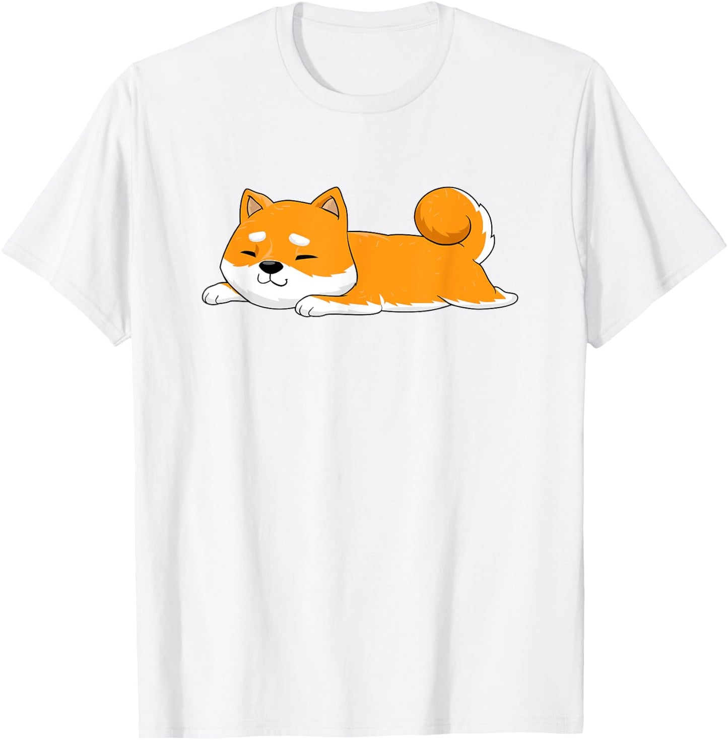 I'm not lazy Shiba Inu Shirt Loafer Dog laziness Girl Woman T-Shirt - T-Shirt | White