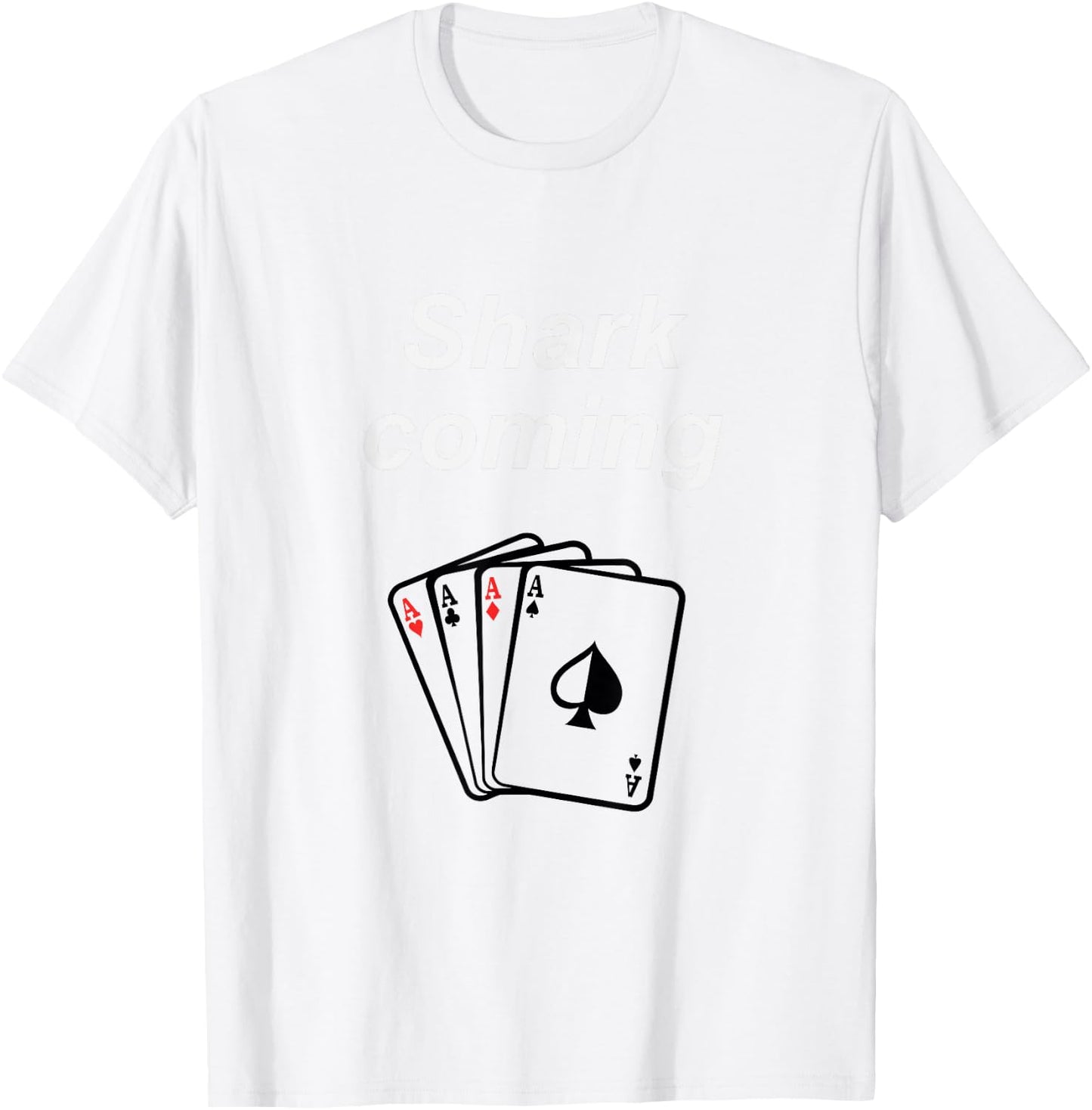 Card Shark T-Shirt - T-Shirt | White