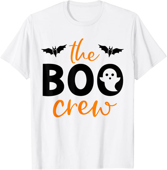 The Boo Crew Shirt Matching Halloween Family Shirts Pajamas T-Shirt - T-Shirt | White