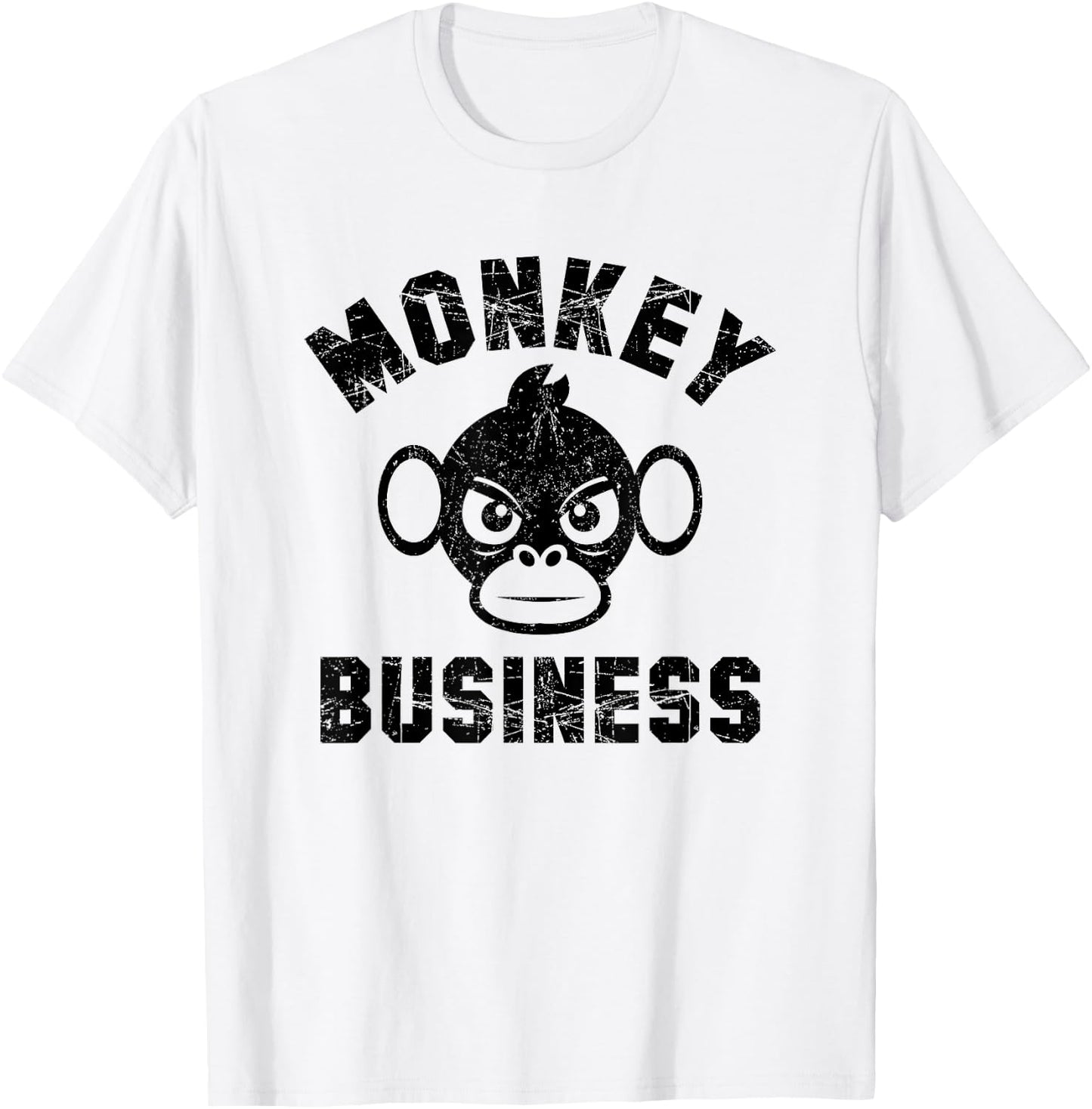 Coolest Monkey In The Jungle funny Business shirt T-Shirt - T-Shirt | White