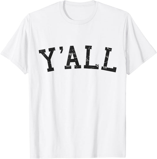 Y'all University Southern Pride T-Shirt - T-Shirt | White