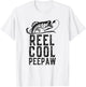Reel Cool PeePaw Fishing Fisherman Grandpa Retro Pee-Paw T-Shirt - T-Shirt | White