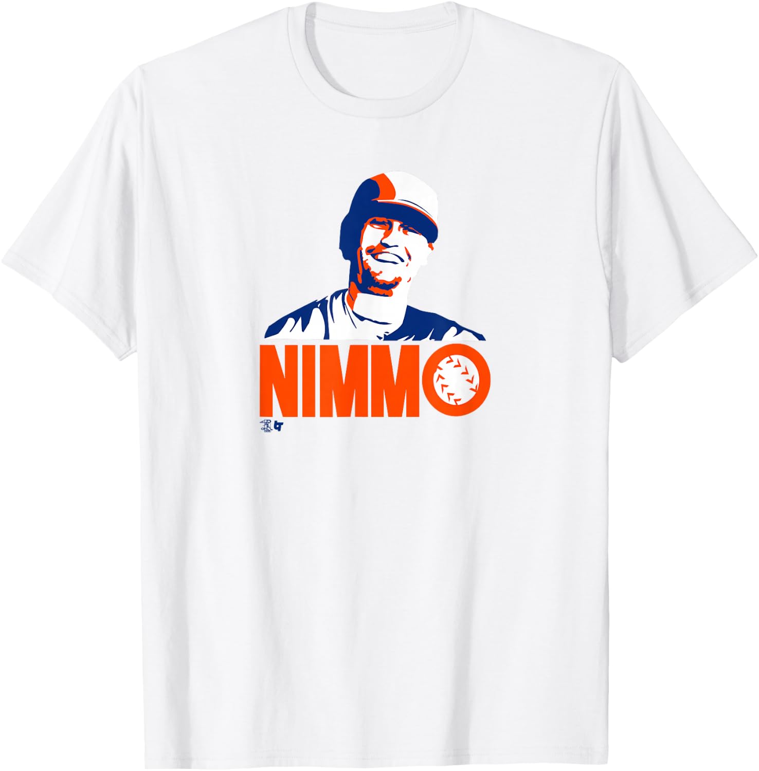 Brandon Nimmo - Nimmo Smile - New York Baseball T-Shirt - T-Shirt | White