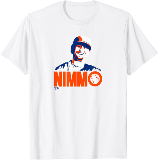 Brandon Nimmo - Nimmo Smile - New York Baseball T-Shirt - T-Shirt | White
