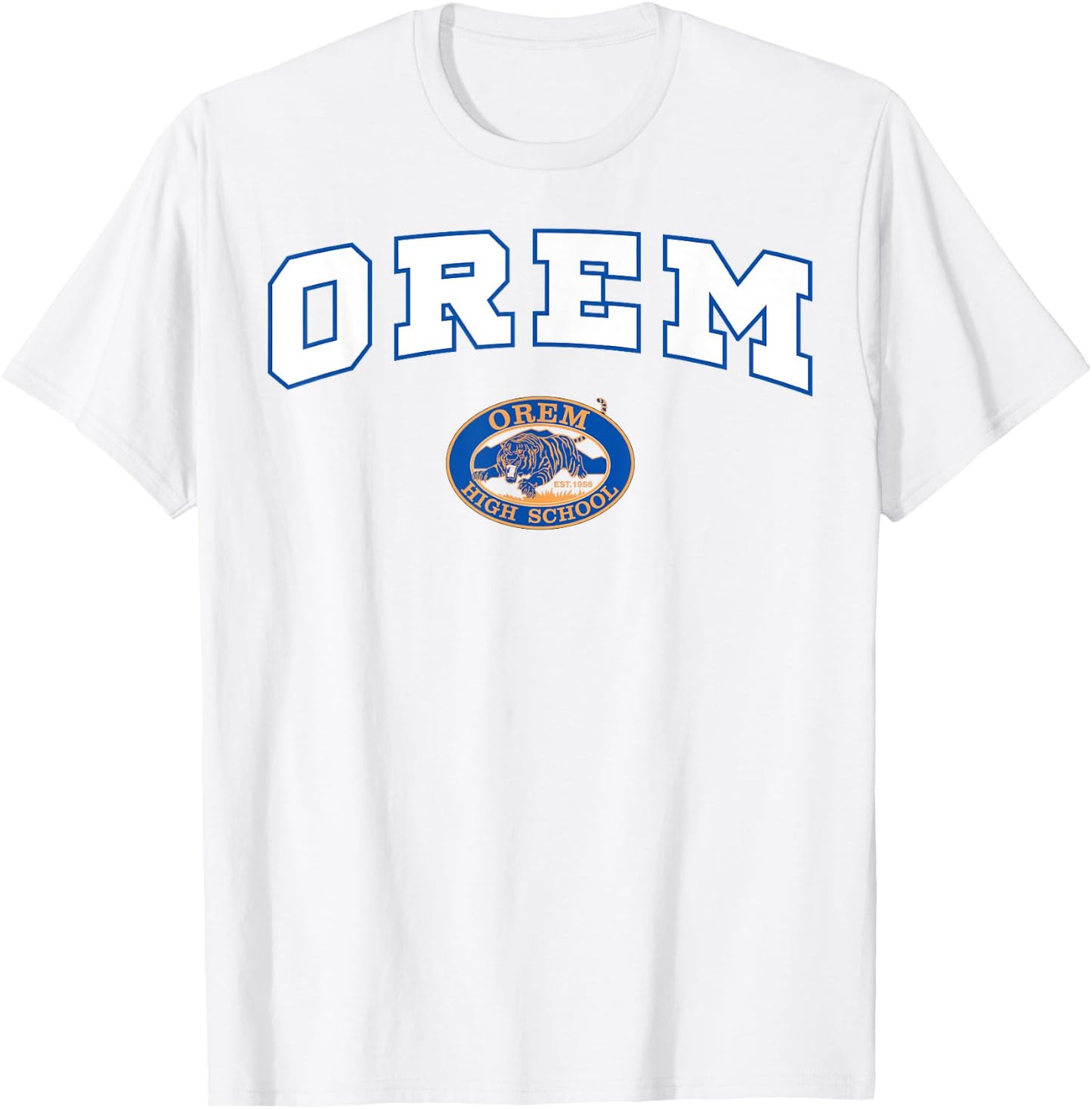 Orem High School Tigers C2 T-Shirt - T-Shirt | White