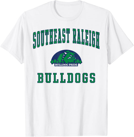 Southeast Raleigh High School Bulldogs T-Shirt - T-Shirt | White